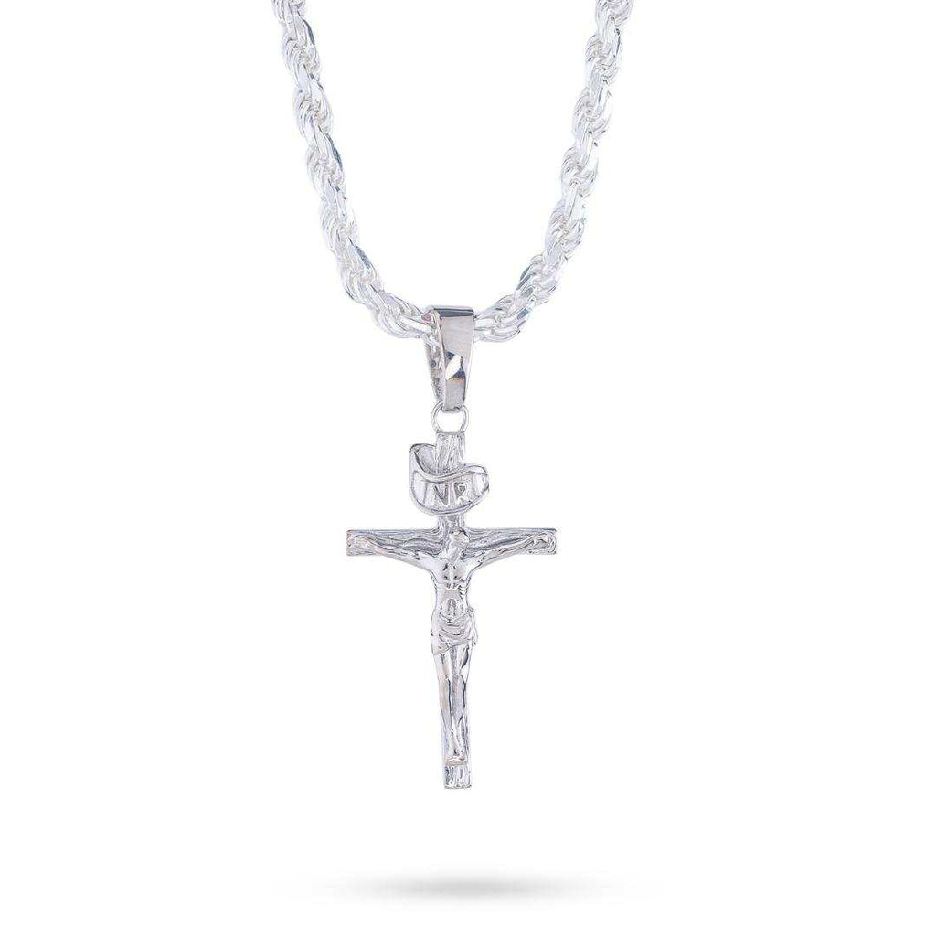 Jesus Crucifix - Cross Pendant in 925 Sterling Silver