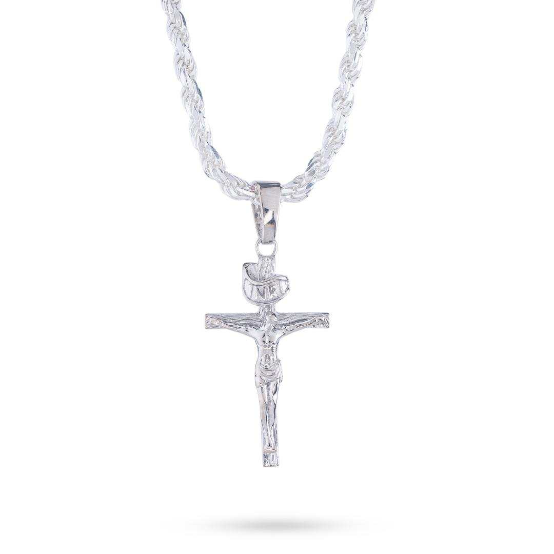 Jesus Crucifix - Cross Pendant in 925 Sterling Silver