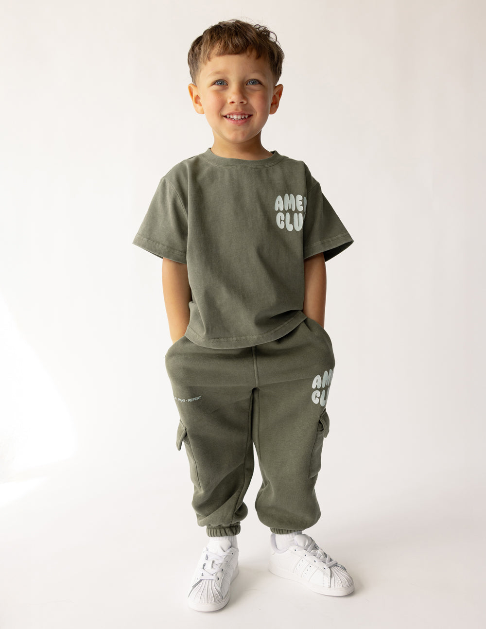 Amen Club - Kids Cargo Sweatpants