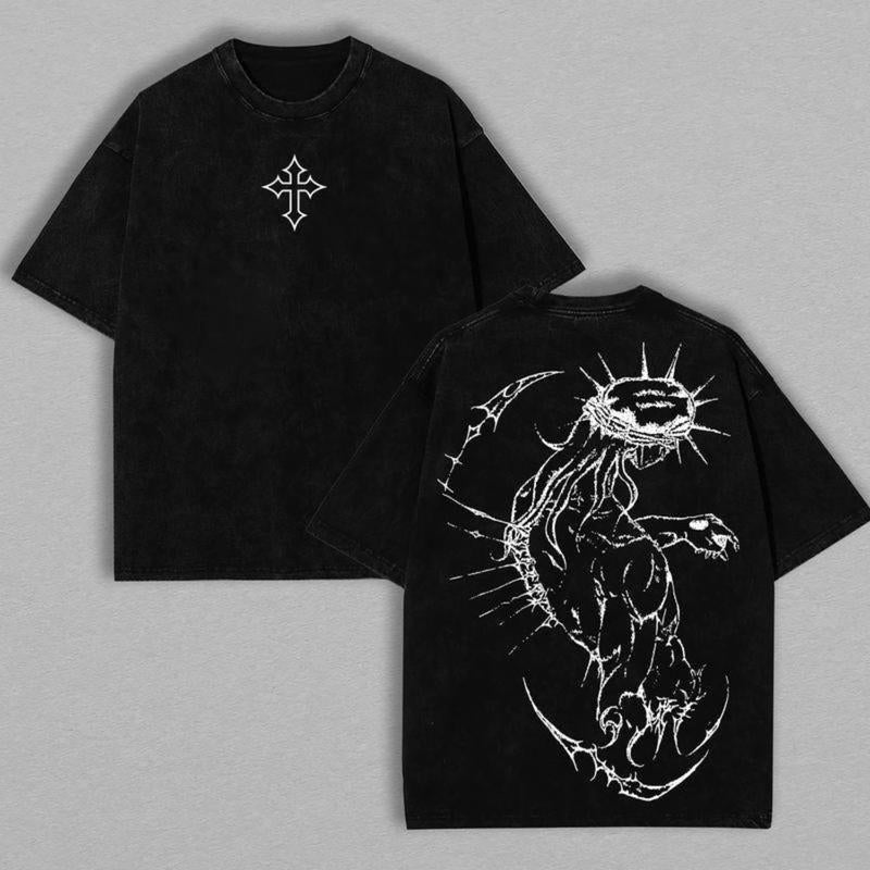 Jesus Pump Cover - Oversized Gym T-Shirt
