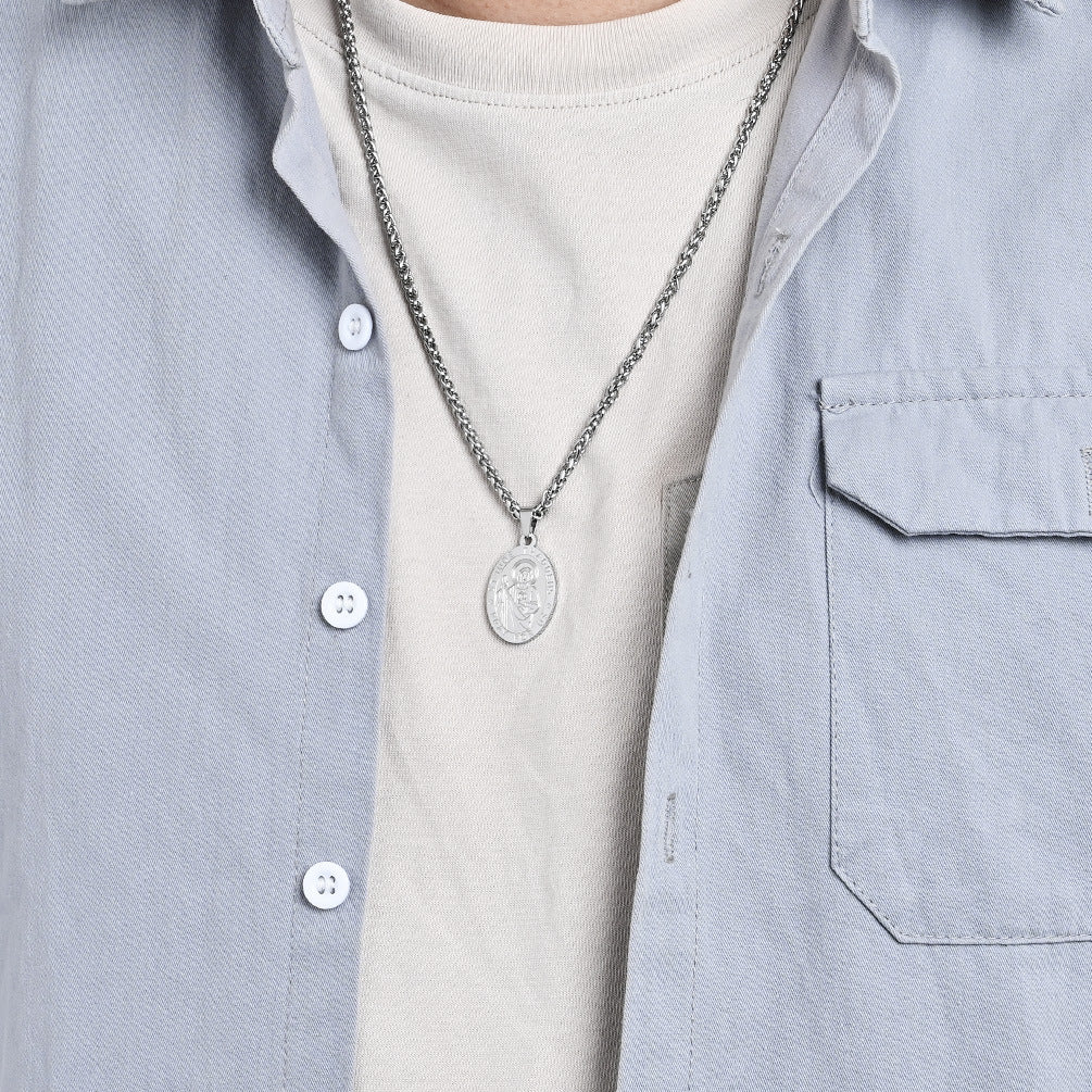 Women's & Men's God's Holy Guardian - Titanium Steel Design Pendant