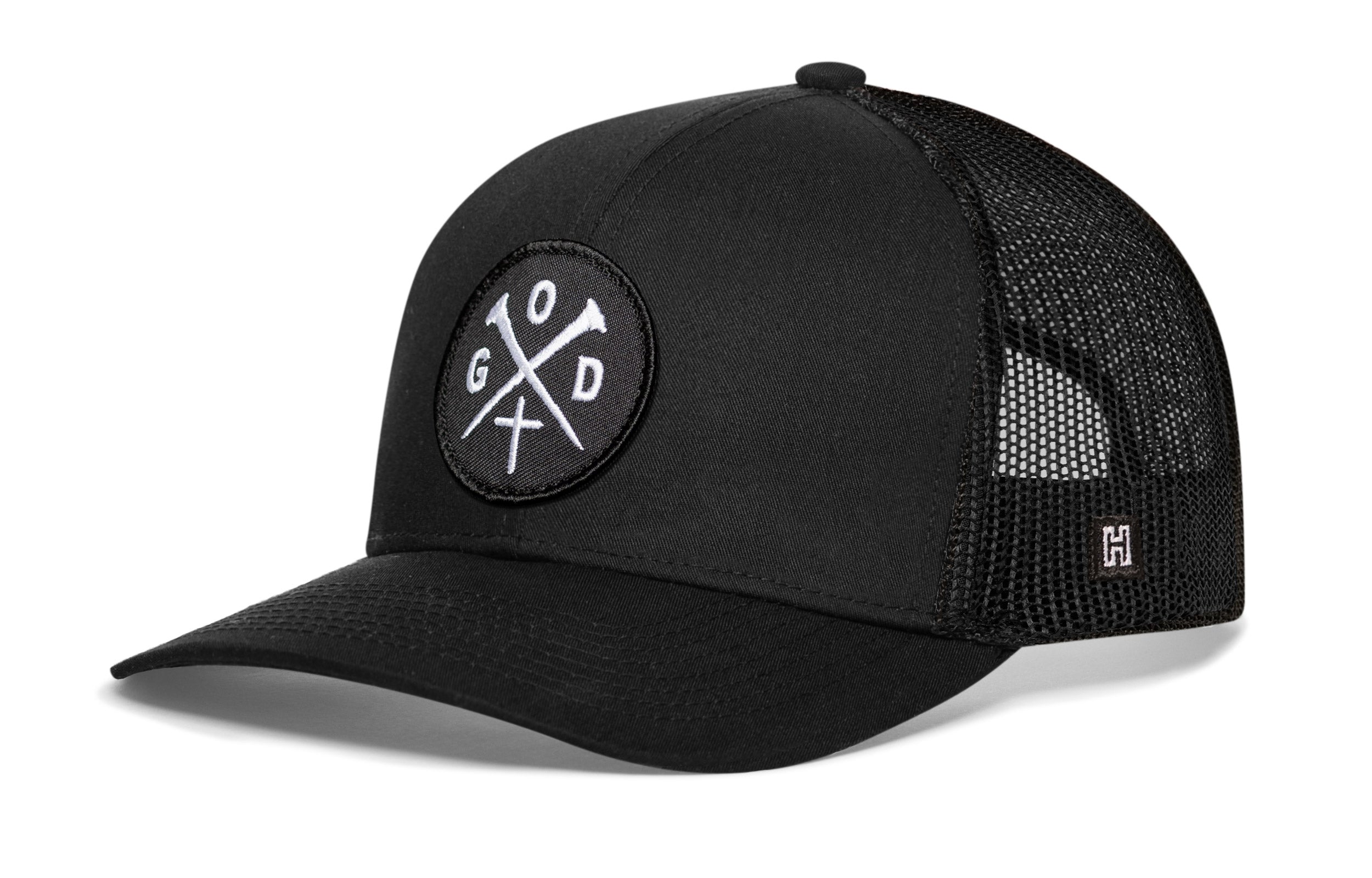 GOD X Trucker Hat - Crossed Nails Snapback