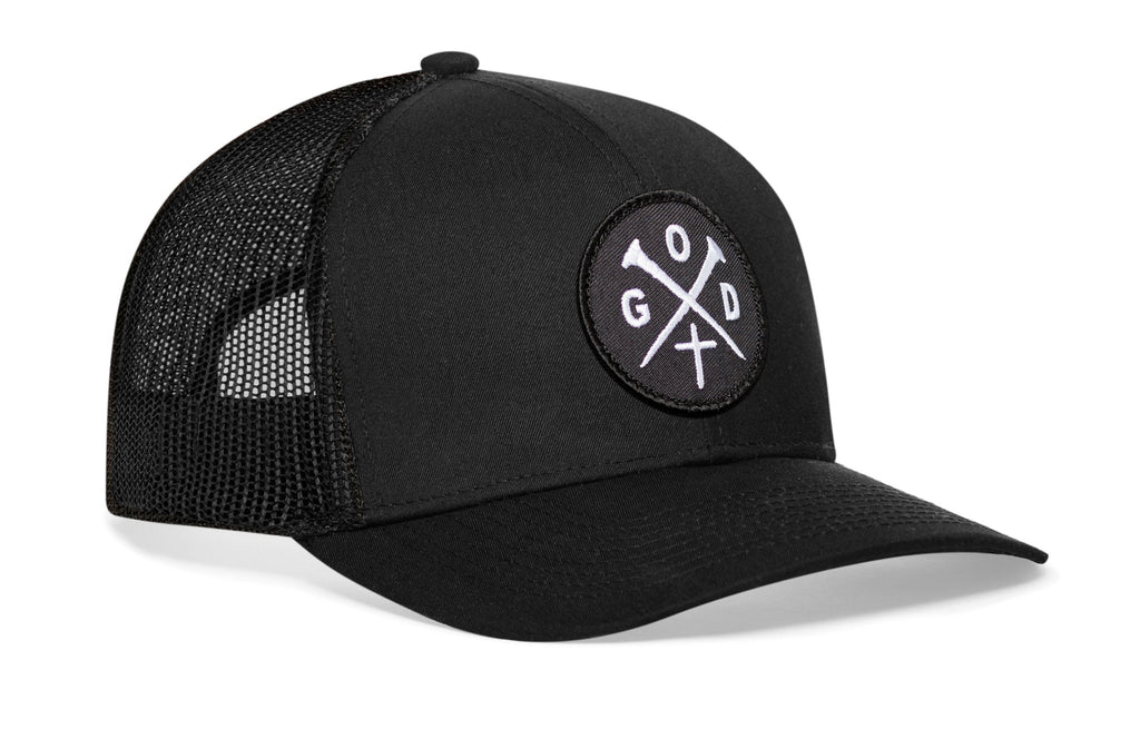 GOD X Trucker Hat - Crossed Nails Snapback