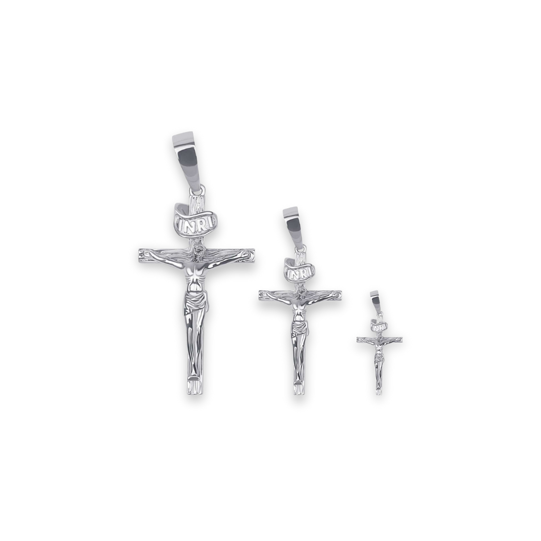 Jesus Crucifix - Cross Pendant in 925 Sterling Silver