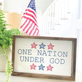 One Nation Under God - Framed Wall Art